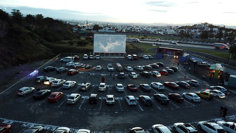 Retrocinema foto aerea